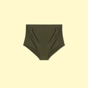 The Maternity Ribbed Classic High Rise Bikini Bottom - Main