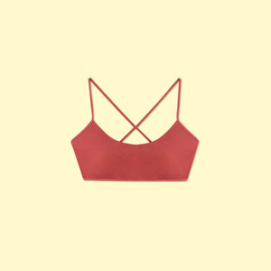 The Maternity Ribbed Voyager Bikini Top - Main