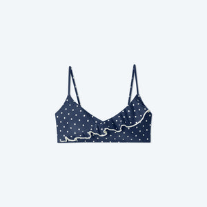 The Ruffle Marina Bikini Top - Main