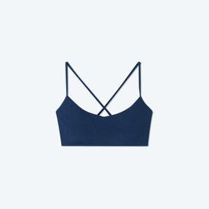 The Maternity Ribbed Voyager Bikini Top - Main